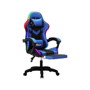 Oikiture 8-Points Massage Gaming Chair LED