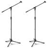 2PK Hercules Tripod Microphone Stand w/ Die Cast Base & Boom