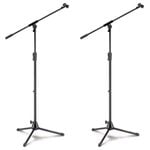 2PK Hercules Tripod Microphone Stand w/ Die Cast Base & Boom