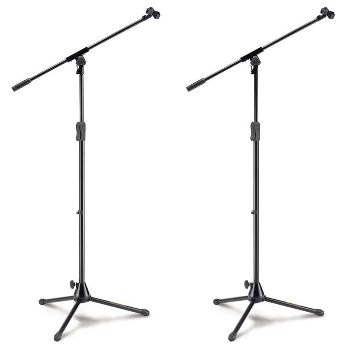 2PK Hercules Tripod Microphone Stand w/ Die Cast Base & Boom