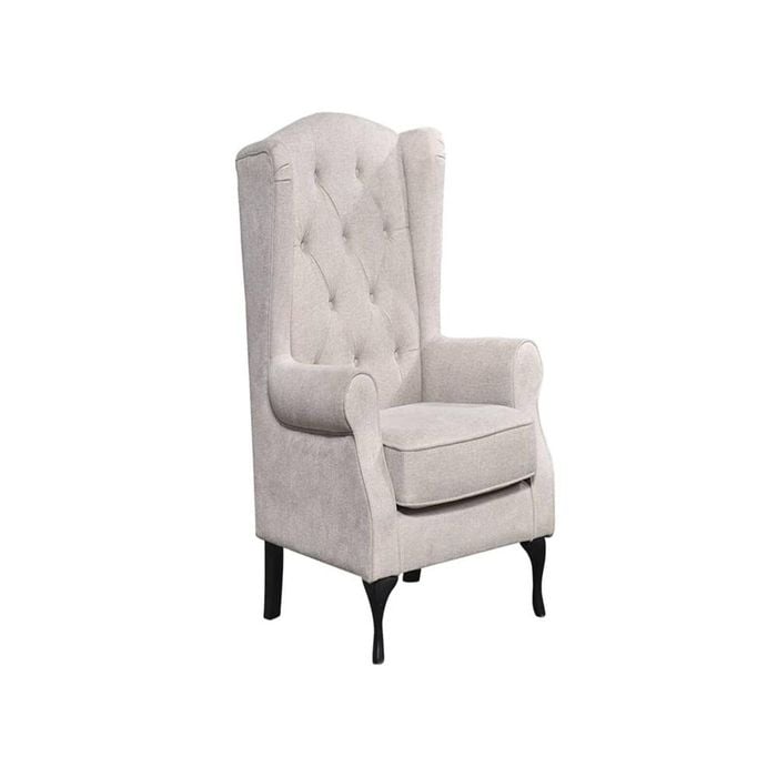 Elegant Collections W80xD78xH117 CM Chesterfield Arm Chair – Beige