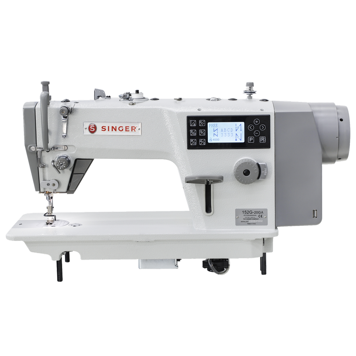 152g Single Needle Electronic Integrated Straight Lockstitch Industrial ...