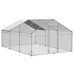 Pawz 600x300x195cm Large Metal Walk-in Chicken Coop Cage