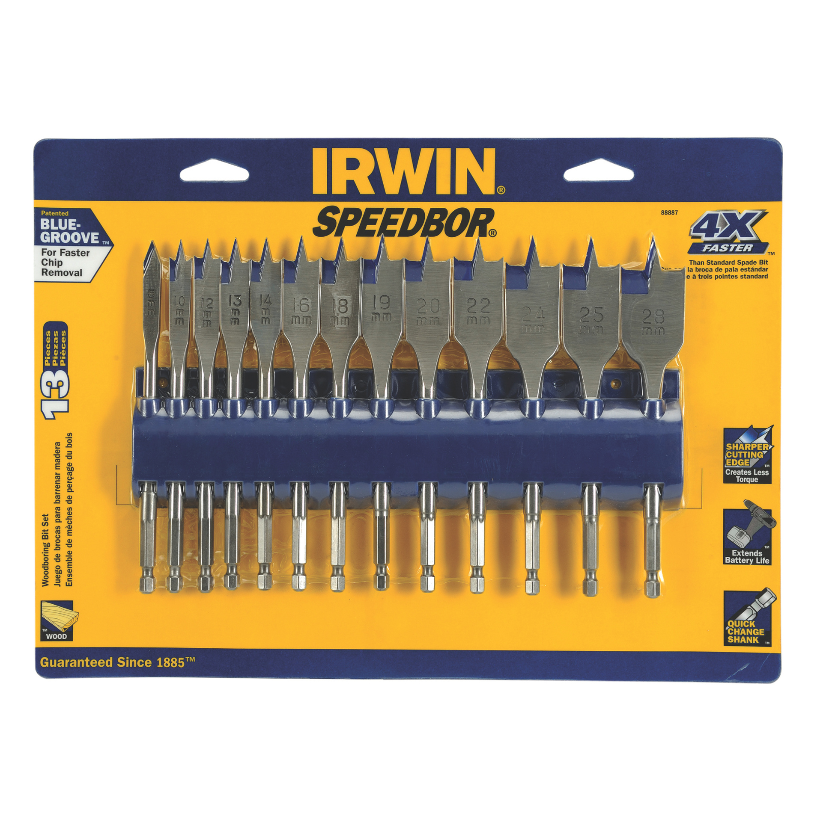 Irwin Speedbor Schneckenbohrer 16 Mm (5/8") X 431 Mm (17") - Mit WeldTec Technologie