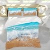 3D Blue Ocean Waves 325 Bed Pillowcases Quilt King Single Size