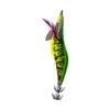Forceten Inked Squid Jig - Lime Tiger Glow