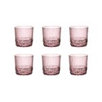 Bormioli Rocco America '20s 300ml Rock Drink Glasses Set 6 - Lilac