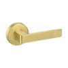 Delf Satin Brass Barcelona Dummy Lever Set