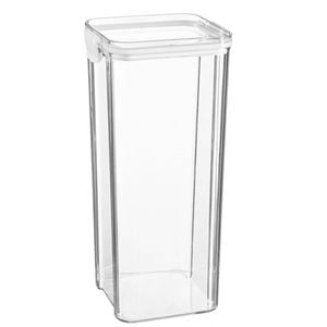 Argon Tableware 1.8l Food Storage Container - Airtight Reusable Meal Prep Lunch Storage Container With White Clip-lock Lid