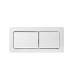 Zumi Matte White Back To Wall Toilet Flush Button 