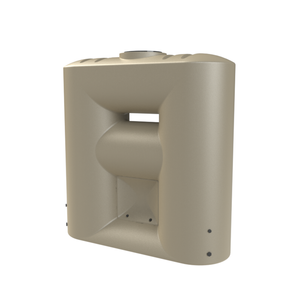Melro Tanks 2000L Wheat Slimline 2060 Poly Water Tank