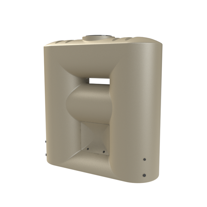 Melro Tanks 2000L Wheat Slimline 2060 Poly Water Tank