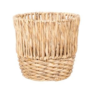 Lotus 280 x 260mm Medium Natural Woven Planter