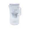 Stefani 2.5L White Pureflow Glass Water Filter Jug