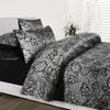 Accessorize EMMA Quilt Cover Set Black Double