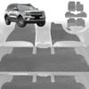 6D Diamond Car Floor Mats for Ford Everest 2022-Current-Ultimate Set-Grey-Outback GT