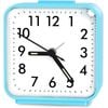 Small Analog Alarm Clock, Silent No Ticking, Luminous, Blue