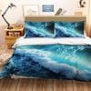 3D Ferocious Waves 199 Bedding Set Pillowcases Quilt Duvet Cover Set Queen King