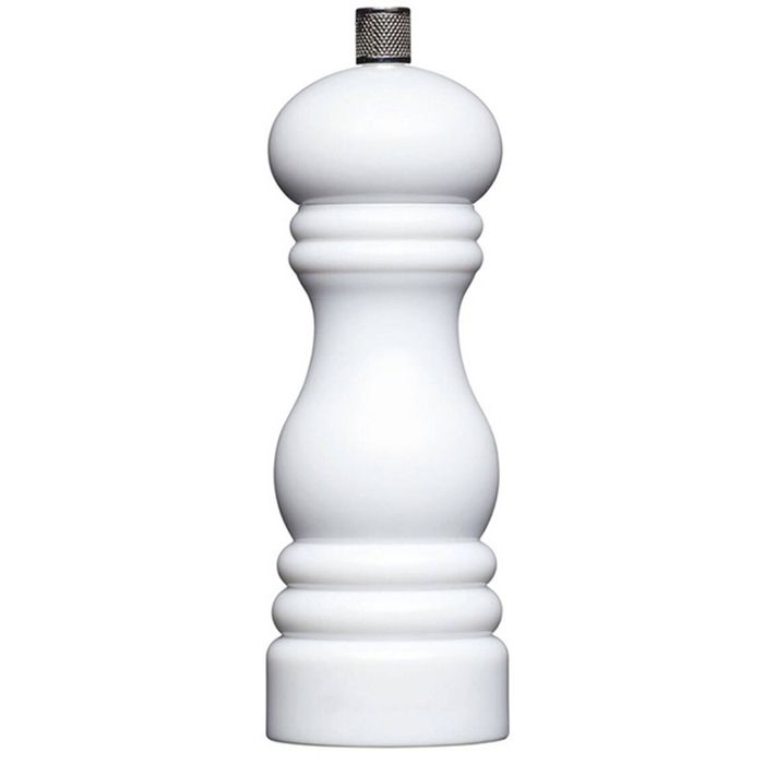 Mastercraft 17cm Classic Capstan Salt / Pepper Mill - White