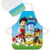 Paw Patrol Paws Kids Apron And Chef's Hat Set