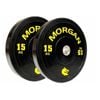Morgan 15kg Olympic Bumper Plates  (pair)