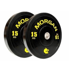 Morgan 15kg Olympic Bumper Plates  (pair)