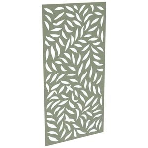 ProtectorAl 300-1200 x 1201-2400mm Pale Eucalypt Large Leaf Unframed Solid Aluminium Decorative Panel