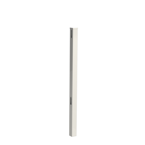 RapidFence 2500 x 127mm White Classic PVC In Line Post
