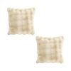 SOGA 2X 50cm Light Camel Throw Pillows