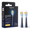 Soocas Neos Ii & Neos Ii Ultra Clean Toothbrush Head Midnight Blue Cv 2 Packs (t04)