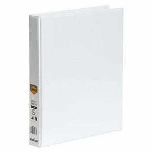 Marbig 4 D-ring Clearview Insert Binder 25mm (A4) (White)