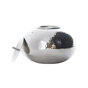 Ssh Collection Marakesh Large 25cm Wide Single Tea Light Candle Holder - Nickel