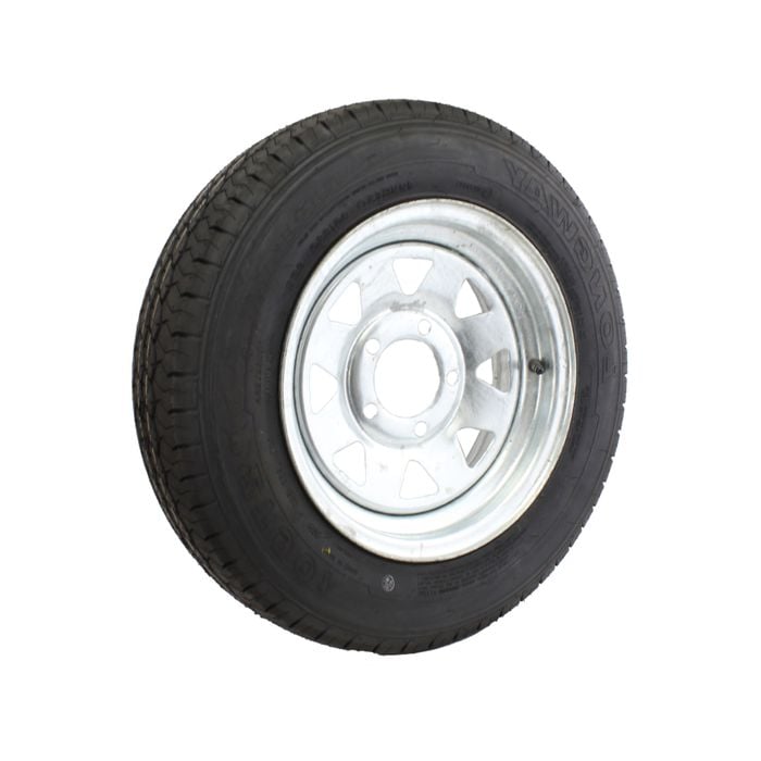 Sunrise Trailer 13" Wheels Rim And Tyre Fitted - Ford, 165r13lt - Wrtf13g165