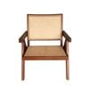 SK Designer Living | Replica Pierre Jeanneret Chandigarh Occasional Armchair - Walnut & Natural