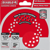 Diablo 125mm 120 Grit Hook & Loop Random Orbital Sanding Discs - 10 Pack