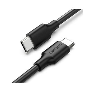 Ugreen Usb-c 2.0 Male To Usb-c 2.0 Male Cable 1m Black 3a Fast Charging 480mbps Data Transfer