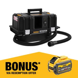 DeWALT 54V FlexVolt Cordless M Class Wet/Dry Vacuum Dust Extractor DCV586MN-XJ - Skin Only