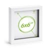 Nicola Spring 3d Box Photo Frame - 6" X 6" - White