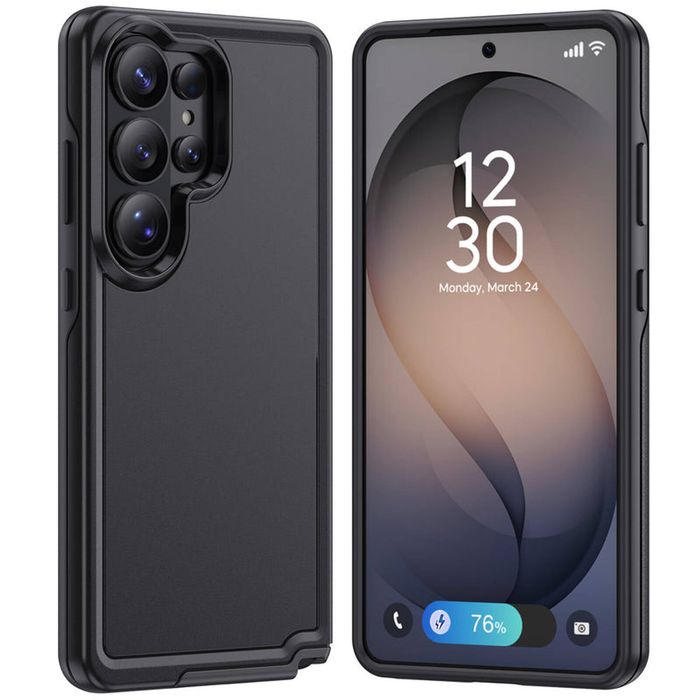 Tough On for Samsung Galaxy S26 Ultra Armor Core Case - Black