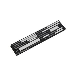 Sunrise Vin Number Plate 40 X 170mm - Vnp