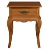 Centrum Furniture French Provincial 1 Drawer Side Table - Light Pecan