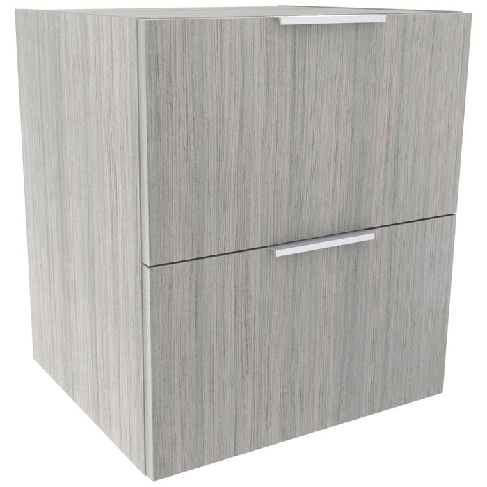 Lugna 512 x 450 x 380mm Mist 2 Drawer Storage Cabinet