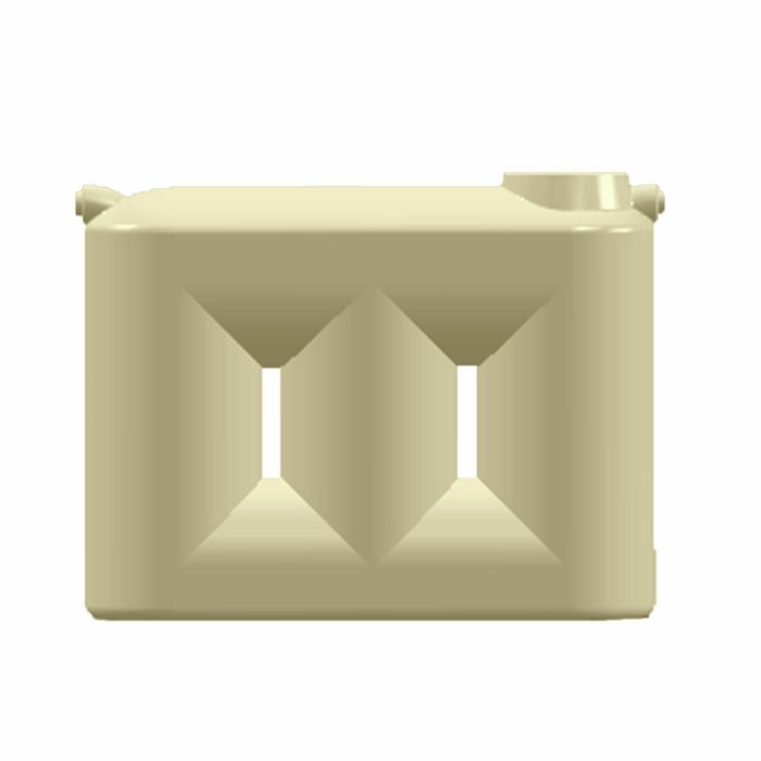 Clark 2000L Poly Slim Water Tank - Smooth Cream