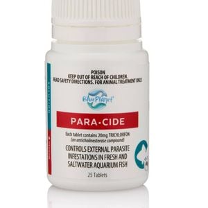 Aquarium Para-Cide Tablets Medication for Fish - 25 Tablets (Blue Planet)