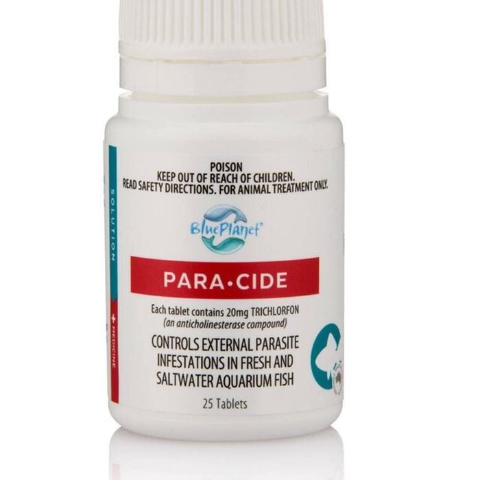 Aquarium Para-Cide Tablets Medication for Fish - 25 Tablets (Blue Planet)