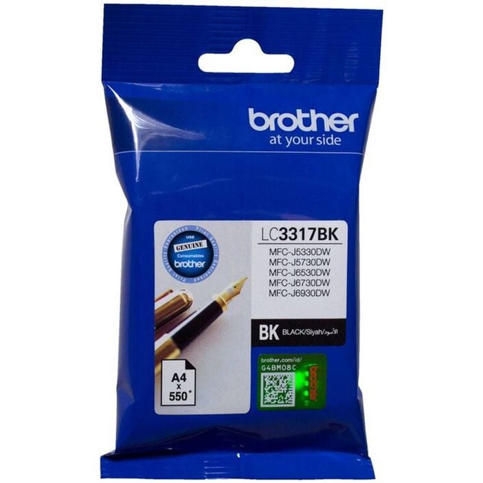 Brother LC3317 Black Ink Cart (up to 550 pages)