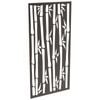 ProtectorAl 300-1200w x 1201-2400h Satin Black Bamboo Unframed Solid Aluminium Decorative Panel