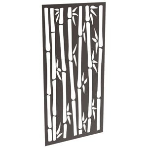 ProtectorAl 300-1200w x 1201-2400h Satin Black Bamboo Unframed Solid Aluminium Decorative Panel
