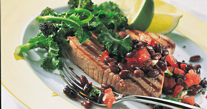 Tuna &amp; Spicy Black Bean Salsa Recipe | Matador BBQs