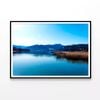 Lake with Sky & Mountains  Print 100% Australian Made 120x90cm  (Poster)
